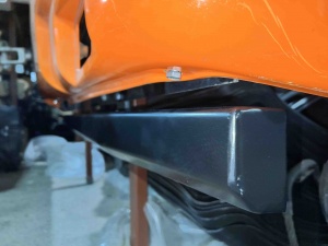 Отбойник, защита переднего бампера 